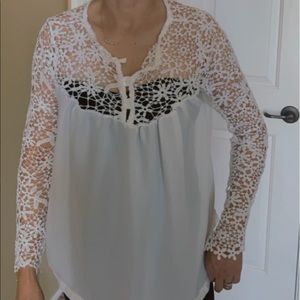 White Lace Shirt